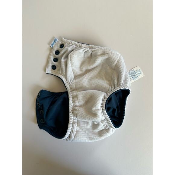 I Play Swim Bottoms for Baby 6 months, navy blue and white - Picture 3 of 5